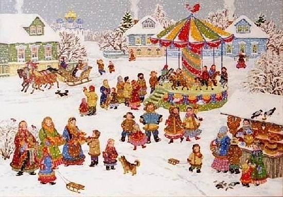 Hur man ritar Shrovetide? Rita en vårlov med barnen