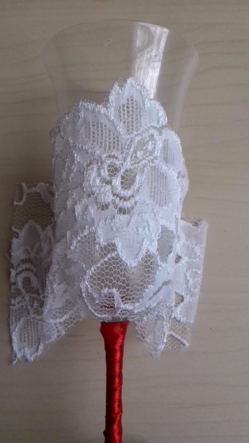 Bröllopsglasögon dekoration