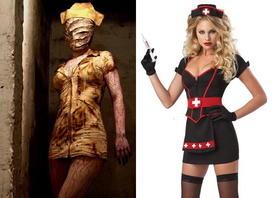 Sjuksköterska kostym på Halloween med egna händer: foto hur man ritar