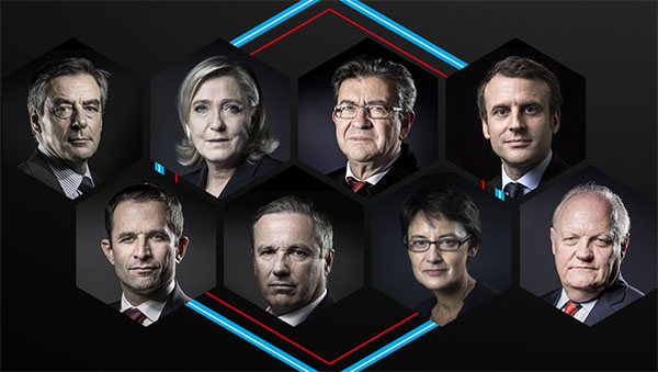 Vem kommer att vinna presidentvalet i Frankrike år 2017