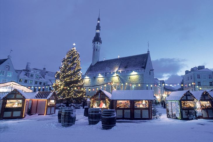 Var ska du gå till det nya året: Tallinn