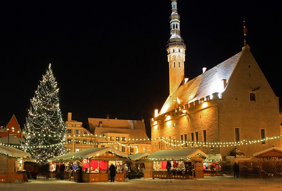 Var ska du gå till det nya året: Tallinn