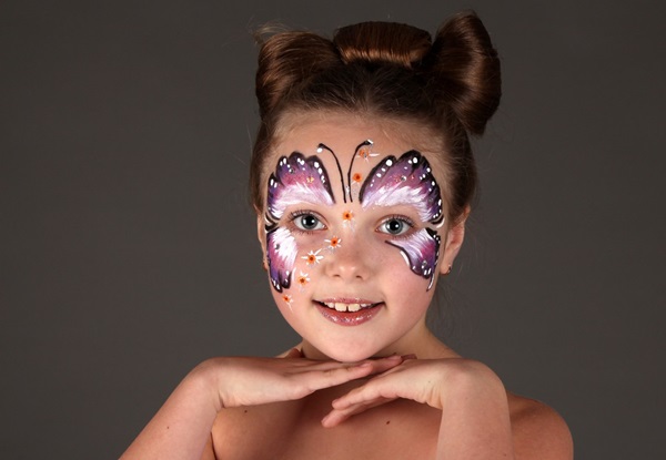 Scary makeup för Halloween med egna händer för tjejer och tjejer
