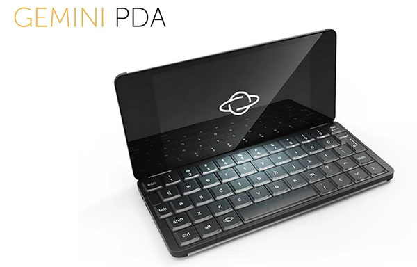 Miniatyr laptop Gemini PDA - för dem som är på väg