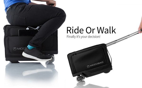 Modobag för levande resor: den första motoriserade resväskan