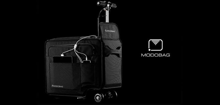 Modobag för levande resor: den första motoriserade resväskan