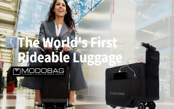 Modobag för levande resor: den första motoriserade resväskan