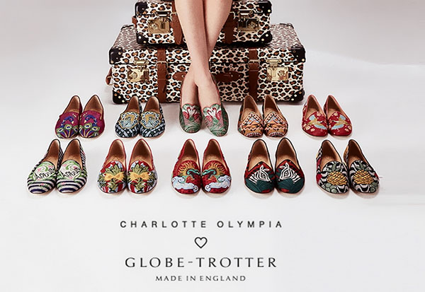 Tid för semester: resor-samling Globe-Trotter x Charlotte Olympia