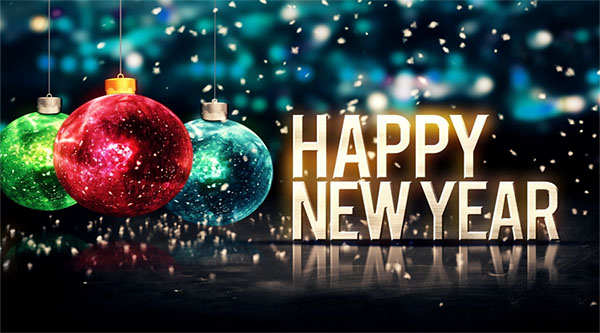Grattis Gott nytt år 2017 Cock