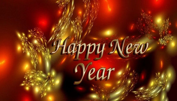 Grattis Gott nytt år 2017 Cock