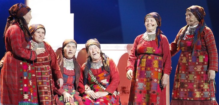 De ljusaste deltagarna i Eurovision från Ryssland i olika år