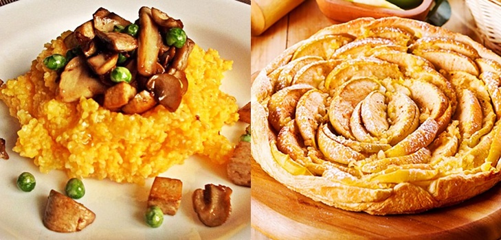 Recept med ett foto av en blygsam men välsmakande meny, eller Vad du kan äta i posten före påsk