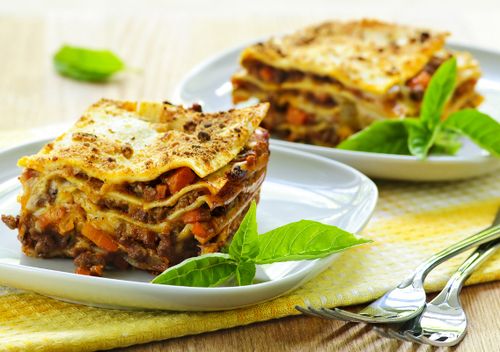 Läcker och snabb festmiddag den 23 februari, lasagne med svamp