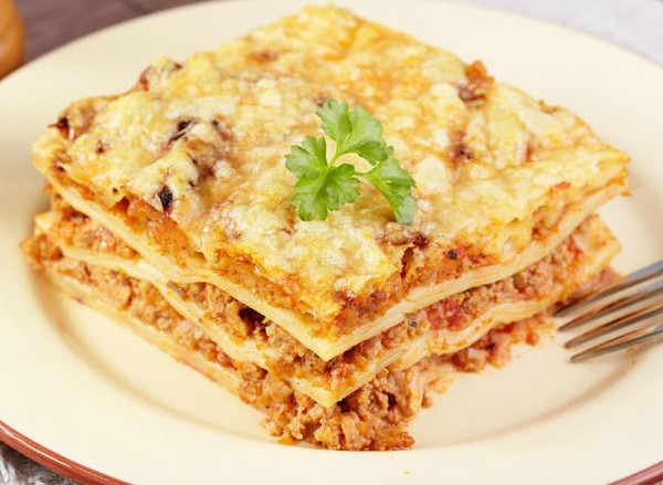 Läcker och snabb festmiddag den 23 februari, lasagne med svamp