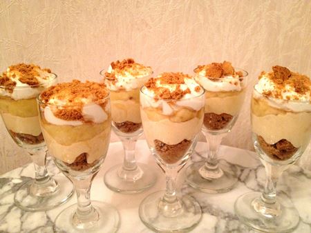Dessert från kockostrecept med foto