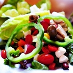 Foto av receptet för en lätt och original sallad för födelsedagen till "New York"