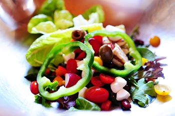 Foto av receptet för en lätt och original sallad för födelsedagen till "New York"