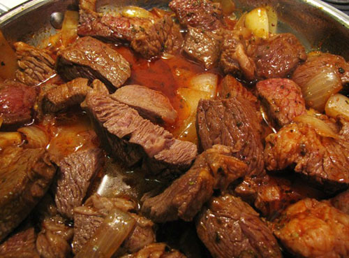 Beef goulash med potatis