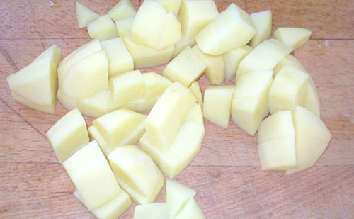 Beef goulash med potatis