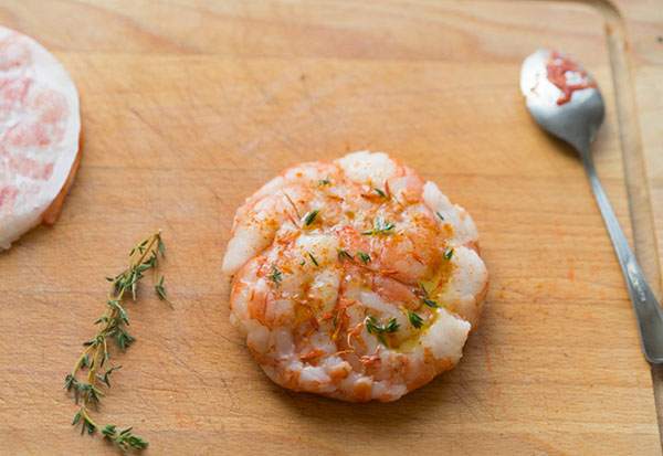Idé för lunch: kryddig mini-pizza med räkor