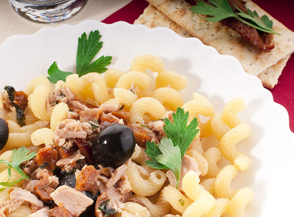 Recept på utsökt pasta med kryddig tonfisk