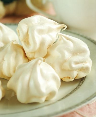 Hur man lagar meringue, ett gott recept med ett foto