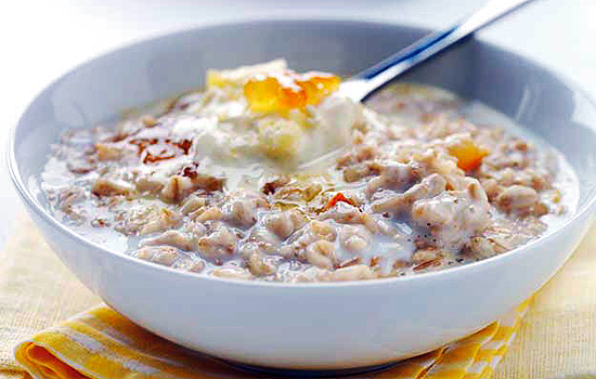 spannmål med frukt