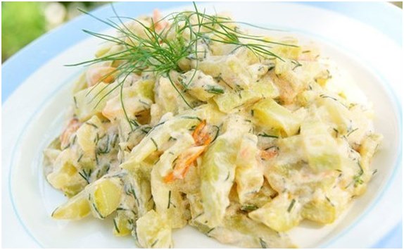 mycket välsmakande courgette