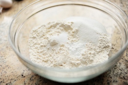 Blanda mjöl med socker och salt