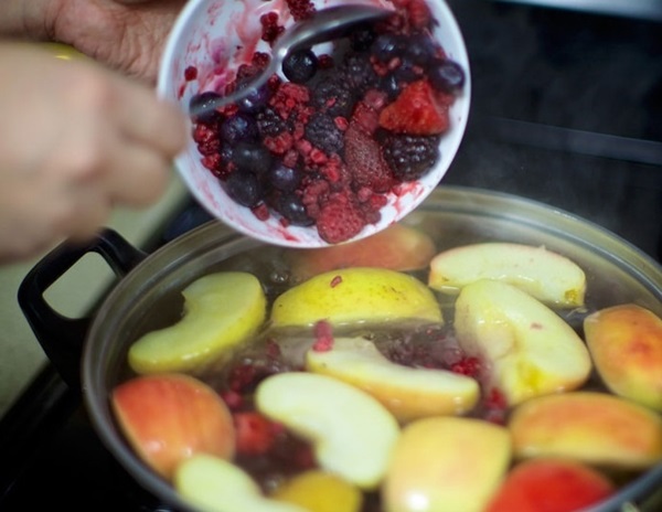 Komposit från chokeberry ashberry