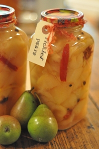 Konserverad päron i sirap för vintern - foto recept hur man lagar mat