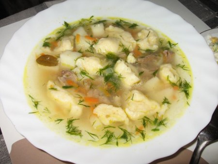 soppa med dumplingsreceptvideo