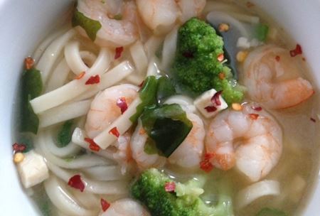 Miso soppa med räkor