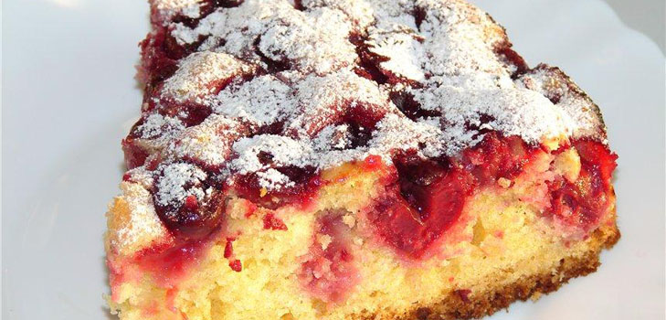 Körsbärskaka: smaklig och enkel