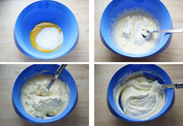 Semester recept på jordgubbar tiramisu för vackra damer