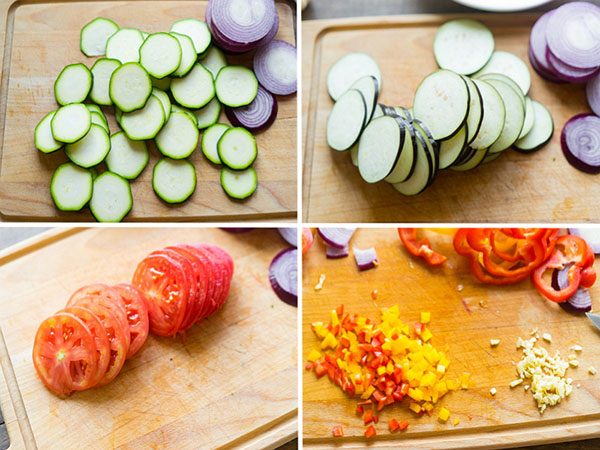 Ett enkelt recept: Ratatouille i kryddig sås