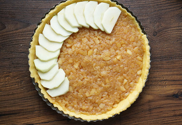 Enkelt recept på äppeltårta med kanel