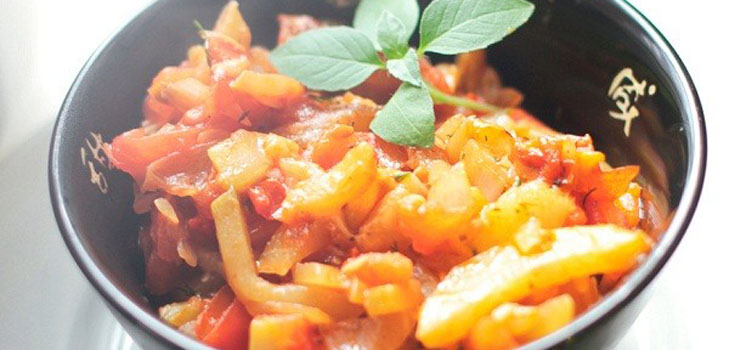 Stew of Zucchini - smaklig, användbar, billig