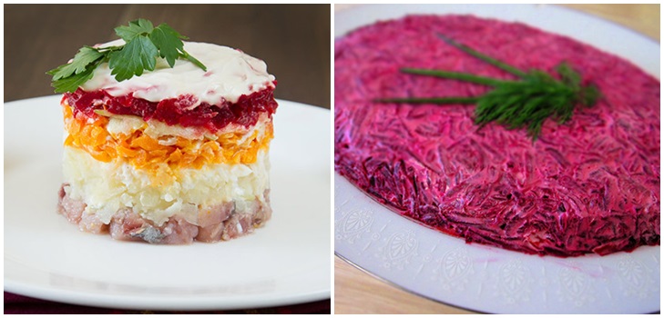 Recept på sill under pälsen för nytt år hemma - klassisk, rulla, med äpple steg för steg