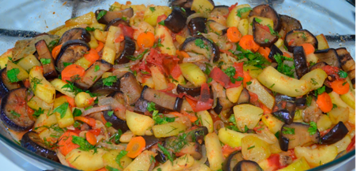 Sautéed aubergine