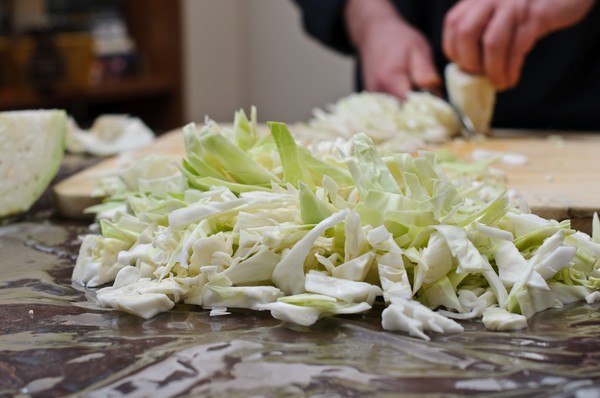 Recept från kål till vintern: goda sallader, räkor utan vinäger, med aspirin, utan sterilisering