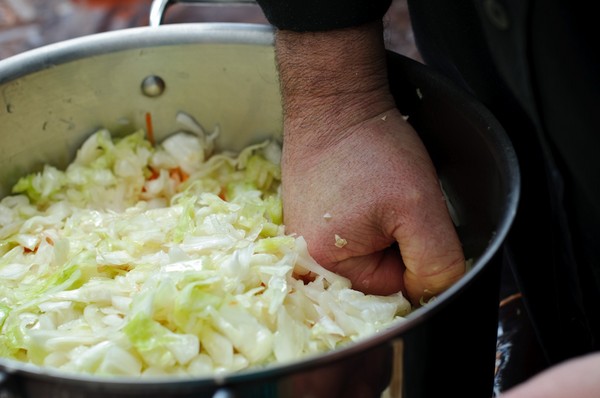 Recept från kål till vintern: goda sallader, räkor utan vinäger, med aspirin, utan sterilisering