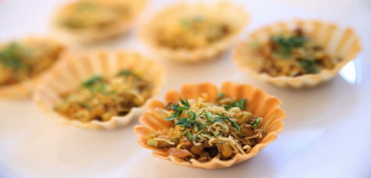 Recept av canapés för det nya året