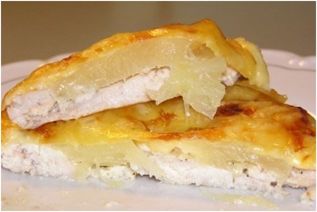 fisk med ananas