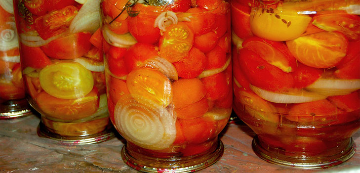 Tomat sallad för vintern