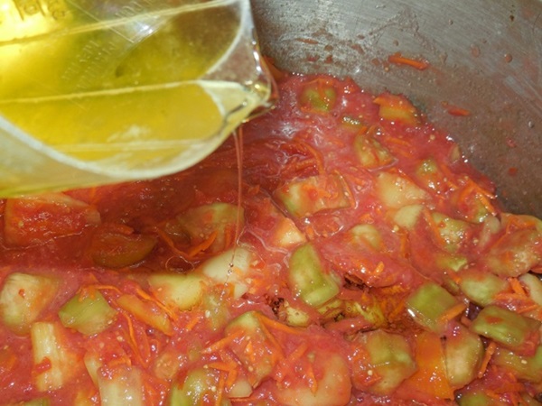 Tomat sallad för vintern