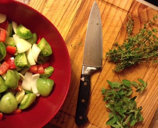 Tomat sallad för vintern