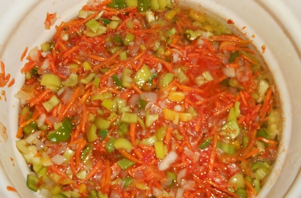 Tomat sallad för vintern