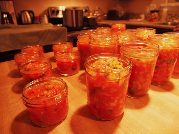 Tomat sallad för vintern