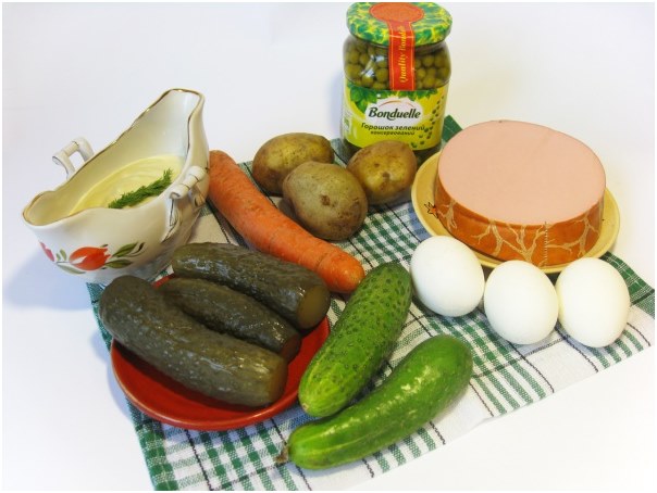 ingredienser för sallad